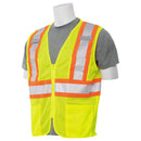 S383P Contrasting Trim Mesh Reflective Vest (Class 2)(Lime)