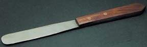 Stainless Steel Spatula w/ Wood Handle - 3"