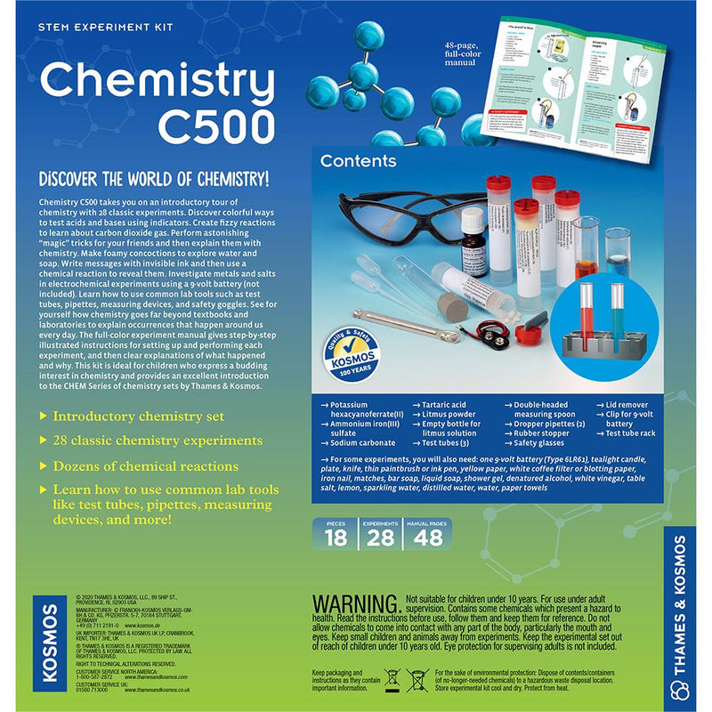 Thames and Kosmos Chem C500 Chemistry Kit