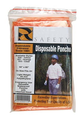 Disposable Ponchos