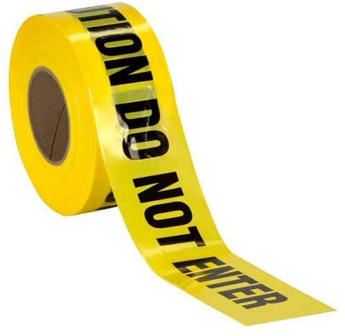 Barrier Tape (Caution Do Not Enter) 1000' Roll | Item # TR088P