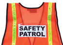 Mesh Vest w/ Sign Insert Pocket and Reflective Yellow Stripes