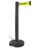 Tempest Outdoor Stanchion - Black w/ Message