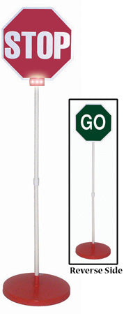 Stop/GO Sign & Base w/ Lights