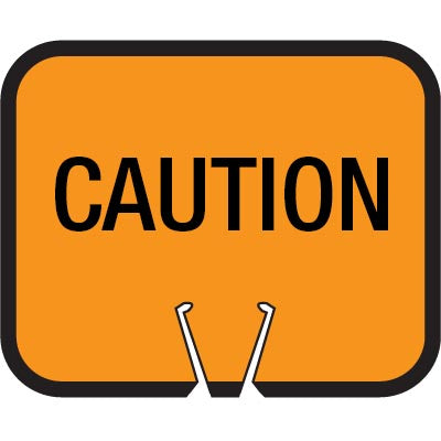 Snap-On Cone Sign - CAUTION