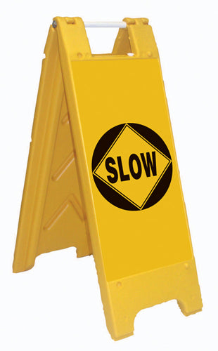 Minicade Fold-Up Sign - SLOW