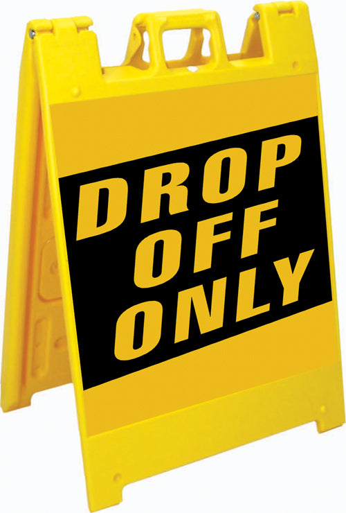 Squarecade™ 36 Fold-Up Sign - Drop Off Only