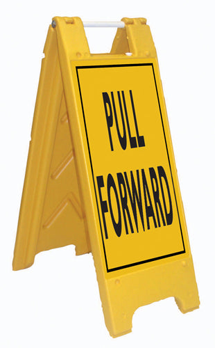 Minicade Fold-Up Sign- Pull Forward
