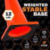 36" Orange Traffic Cones - Set of 5