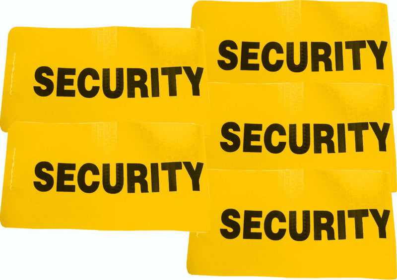 I.D. Armbands (Orange) - Security (Set of 5)
