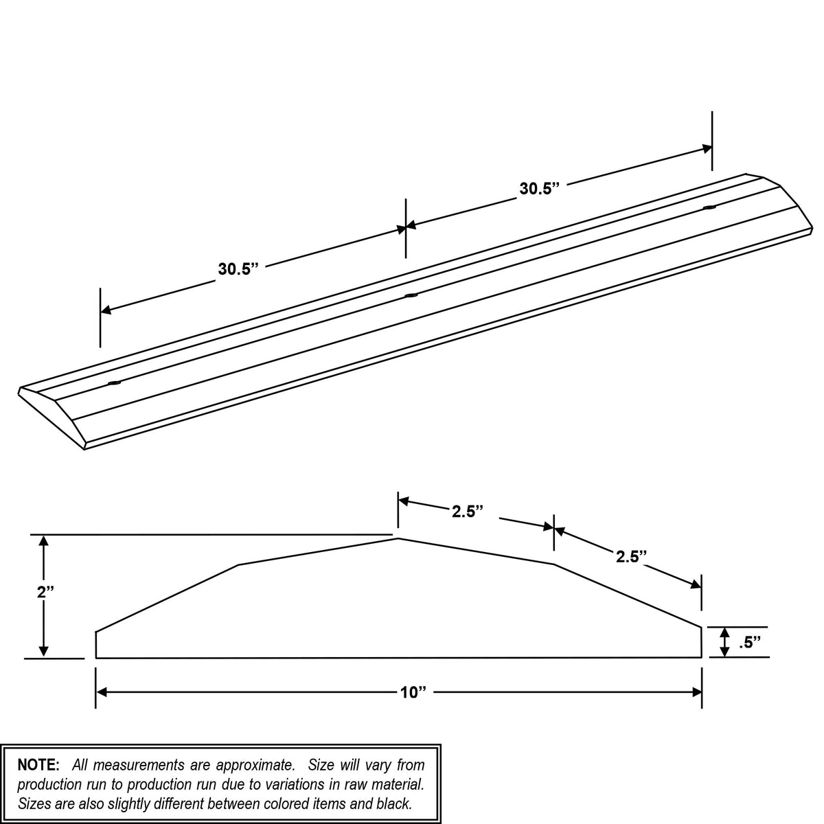 Portable Speed Bump | Item # SF513D