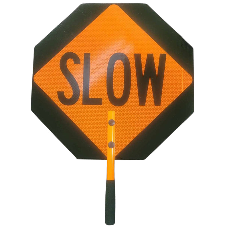 18" Lightweight Reflective Paddle Stop Sign