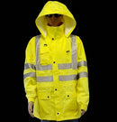Ameri-Viz Rain Jacket (Class 3)(Lime)