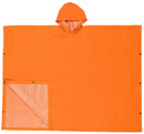Heavy-Duty Yellow Rain Poncho (Orange)