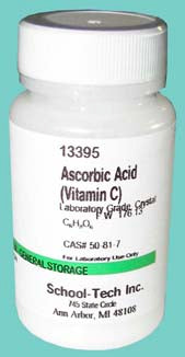 Ascorbic acid (vitamin c), lab grade, crystal