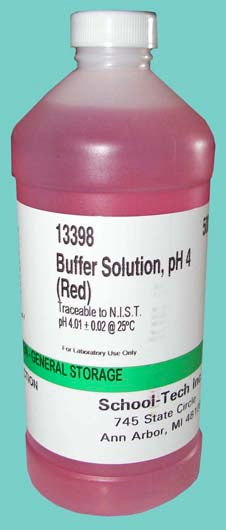 Buffer Solution, red, ph 4.01 - 500ml