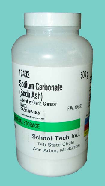 Sodium carbonate (soda ash), anhydrous, granular - 500g