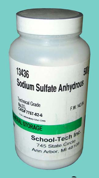 Sodium sulfate, anhydrous, technical, powder - 500g