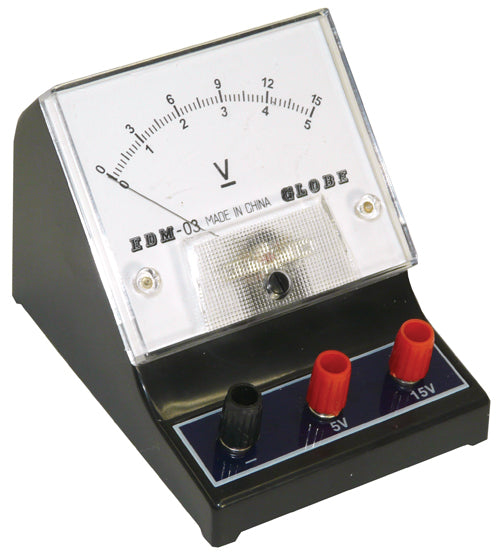DC Voltmeter, 0-5V, 0-15V