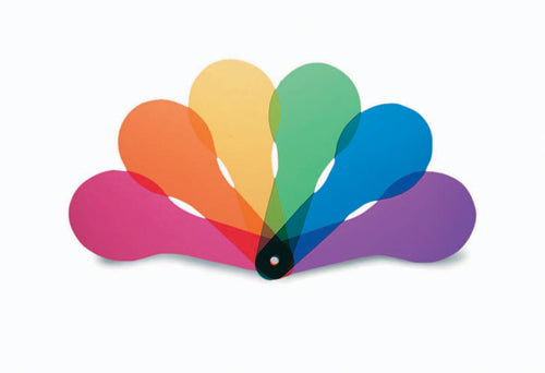 Color Paddles - 3 sets of 6 colors
