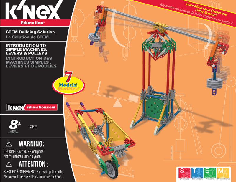 K'Nex Simple Machines Kit: Levers and Pulleys (Individual Set)