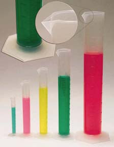 Plastic Measuring Cylinder - 10ml (Hexagonal Base)