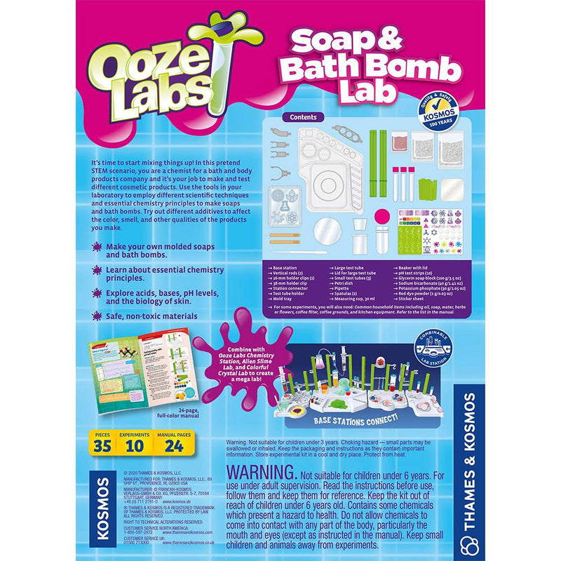 Thames and Kosmos Ooze Labs: Soap & Bath Bomb Lab