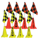 41" Deluxe Checkered Flag Cones