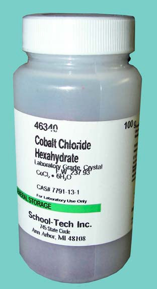 Cobalt chloride, lab grade, crystal - 100g