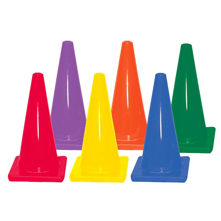 Colored Traffic Cones - Set of 6