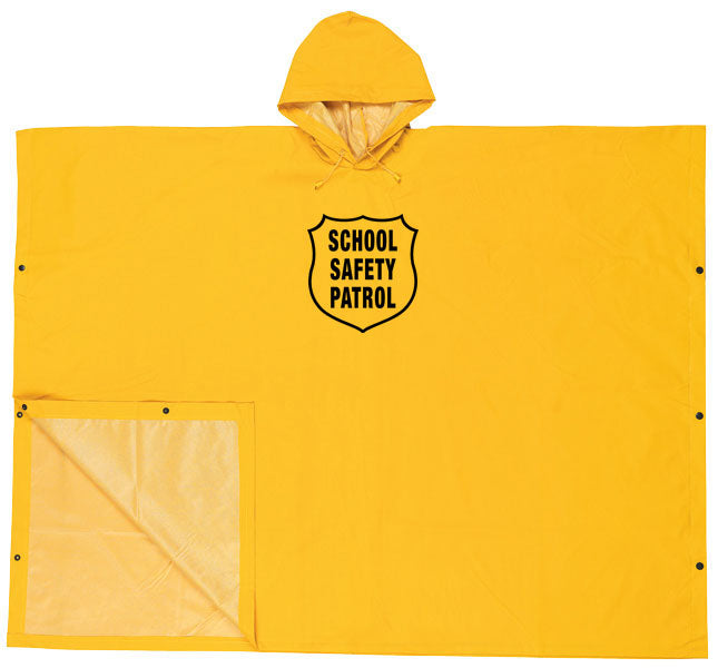 Heavy-Duty Yellow Rain Poncho