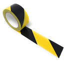 Striped Vinyl Hazard Tape - 2" x 36 Yards