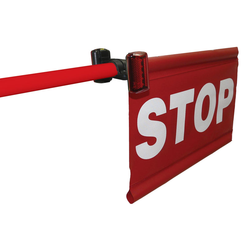 13" x 20" Wand Type Stop Sign w/ 2 Lights