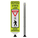 In-Street Pedestrian Crosswalk Sign