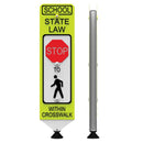 In-Street Pedestrian Crosswalk Sign