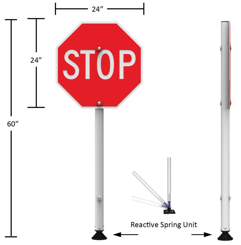Impact Recovery Stop Sign