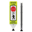 In-Street Pedestrian Crosswalk Sign