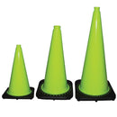 Fluorescent Green Traffic Cones