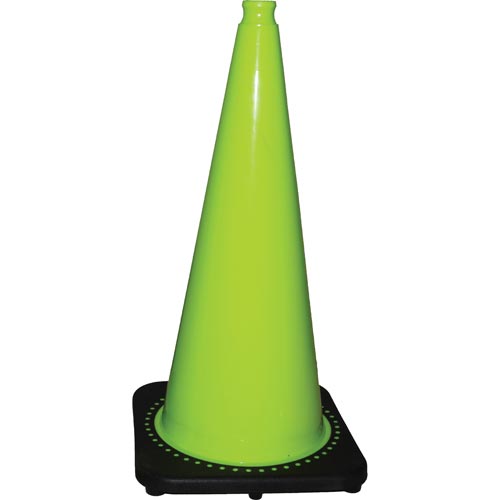 Fluorescent Green Traffic Cones