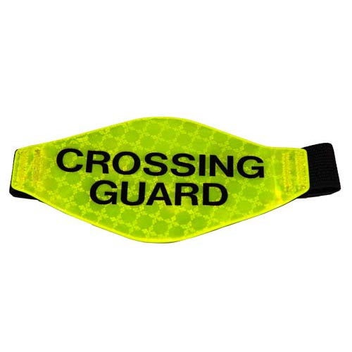 Prismatic Reflective Armband (Yellow w/ Crossing Guard)