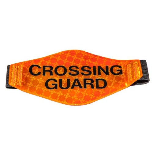 Prismatic Reflective Armband (Orange w/ Crossing Guard)