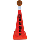 28" Orange Message Cone w/ Reflector