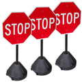 Tip ‘N Roll® Portable Pole2 Sidewalk Sign Holder (3 Pack)