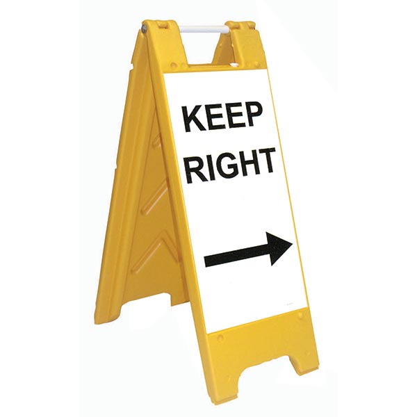 Minicade Fold-Up Sign - Keep Right
