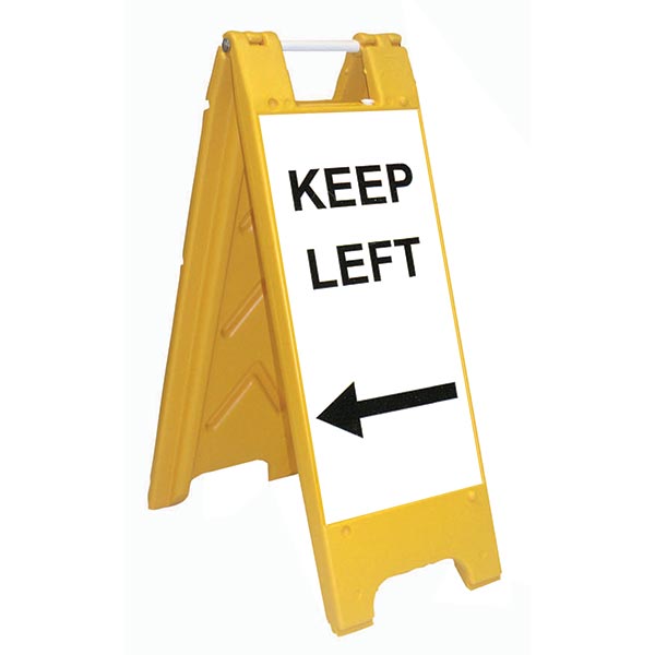 Minicade Fold-Up Sign - Keep Left