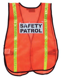 Mesh Vest w/ Sign Insert Pocket and Reflective Yellow Stripes