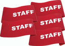 I.D. Armbands (Red) - Staff (Set of 5)