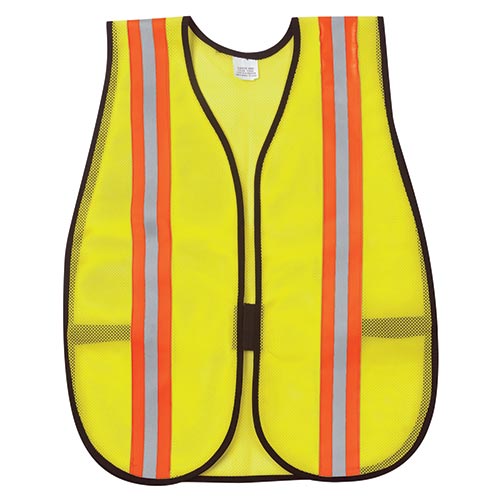 Deluxe Mesh Reflective Vest - Lime