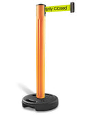 Tempest Outdoor Stanchion - Orange w/ Message