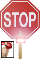 13" Crossing Guard Paddle Stop Sign w/ Lights